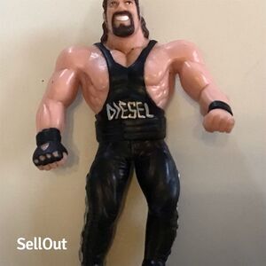 1994 WWF WWE Diesel Bend-Ems Action Figure Vintage Original